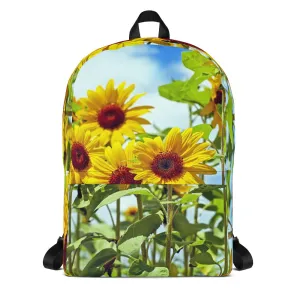 Sunflower Field All Over Print Backpack