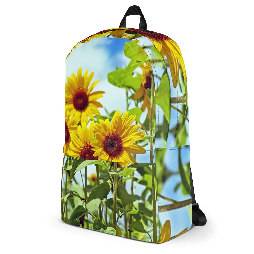 Sunflower Field All Over Print Backpack