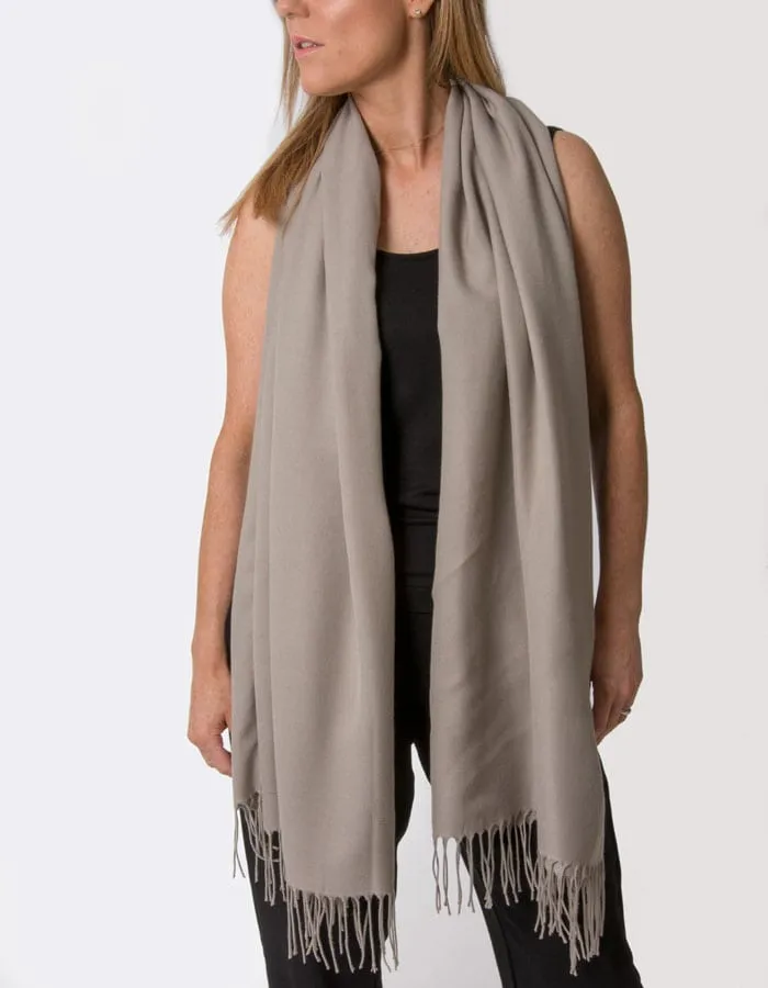 Taupe Pashmina