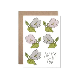 Thank You Purple Flowers