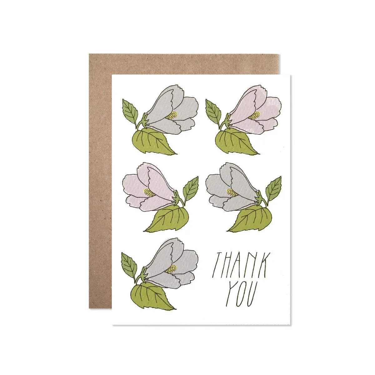 Thank You Purple Flowers