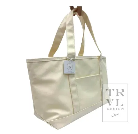 TRVL Design Coated Canvas Totes (Multiple Sizes)