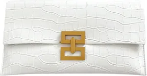 Verdusa Women's Clutch Evening Bags Metallic Purses Envelope Handbags
