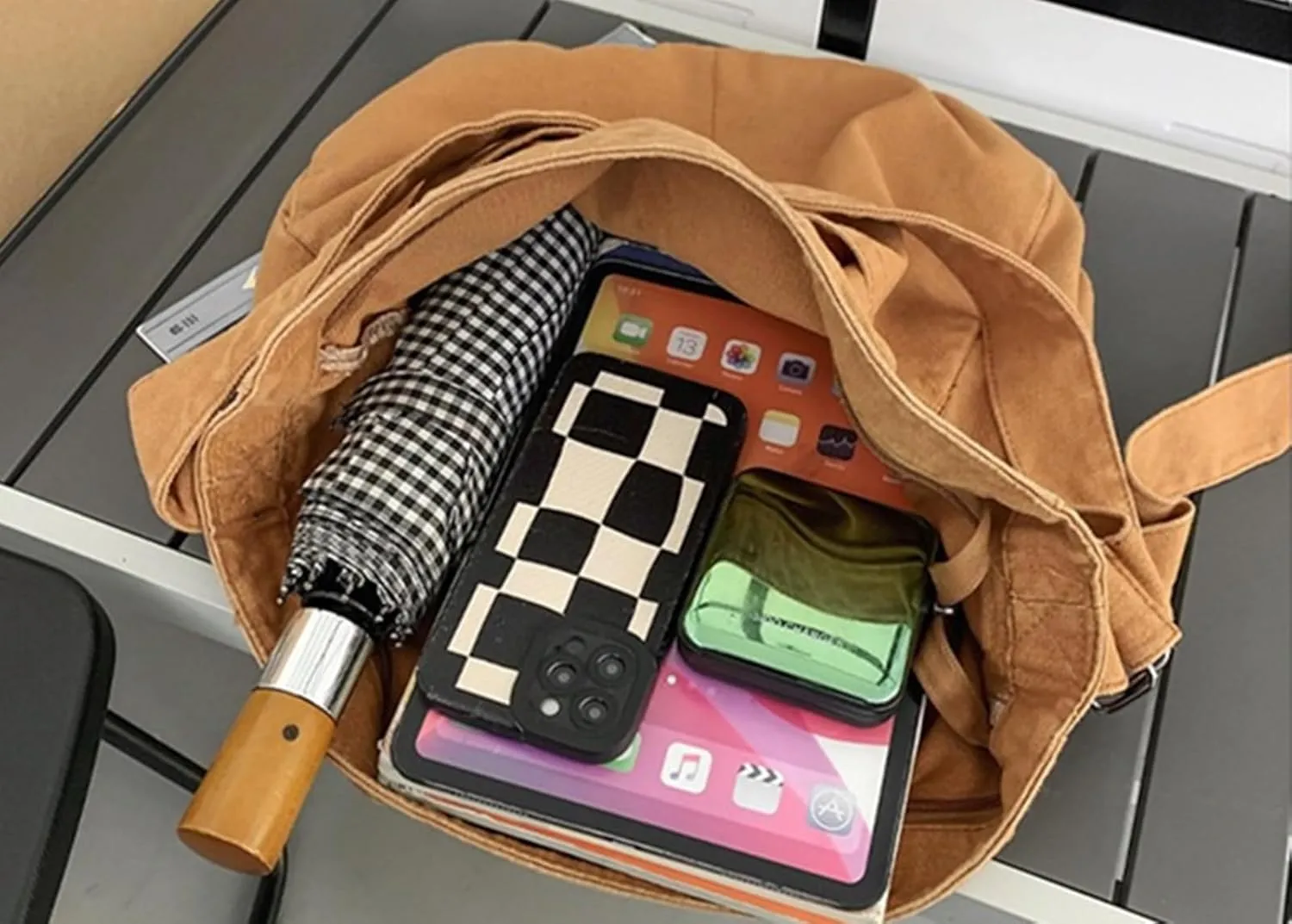 Women Canvas Hobo Crossbody Shoulder Bag Casual Messenger Bag Large Tote Bag for Men Travel Work