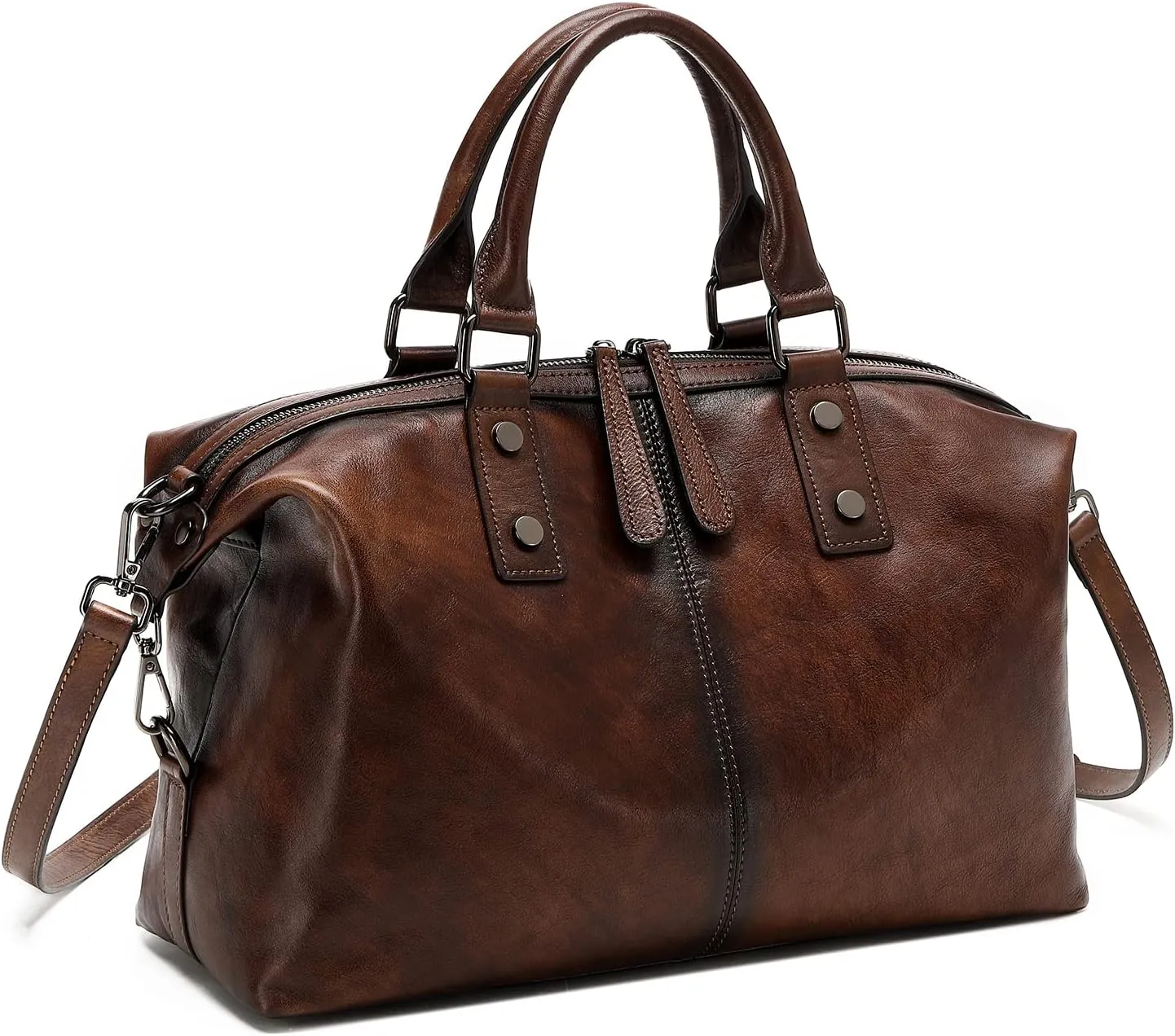 Women Genuine Leather Handbags vintage purses Top Handle Satchel and tote Crossbody Shoulder bags