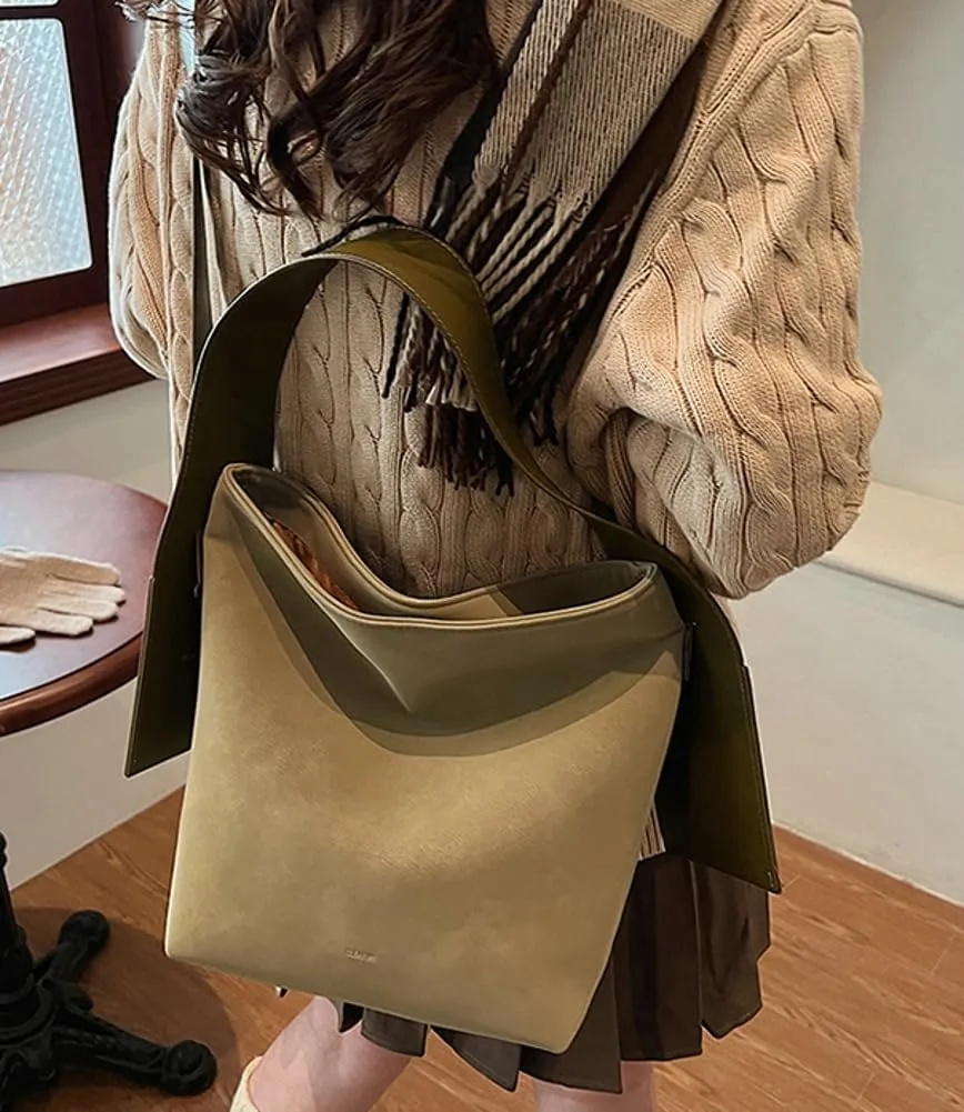 Women Slouchy Suede Shoulder Bags Vintage Large Crossbody Bag Tote Bag Satchel Bag Fall Handbags