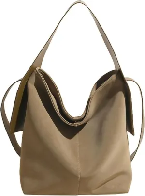 Women Slouchy Suede Shoulder Bags Vintage Large Crossbody Bag Tote Bag Satchel Bag Fall Handbags
