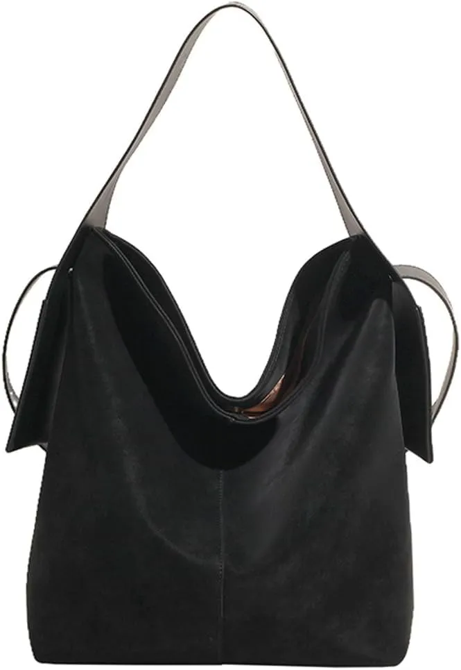 Women Slouchy Suede Shoulder Bags Vintage Large Crossbody Bag Tote Bag Satchel Bag Fall Handbags