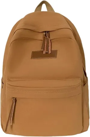 Women's School Laptop Travel Casual Outdoor Urban Wearable Large Capacity Multi-Pocket Lightweight Canvas Backpacks