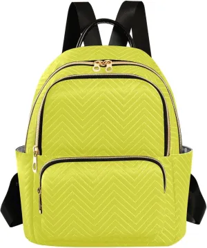 Yellow Backpack for Women Casual Daypack Lightweight Small Backpacks Shoulder Bag Travel Purse for Work Outdoor Ladies Nurse Trip Gym Travel Essentials Gifts